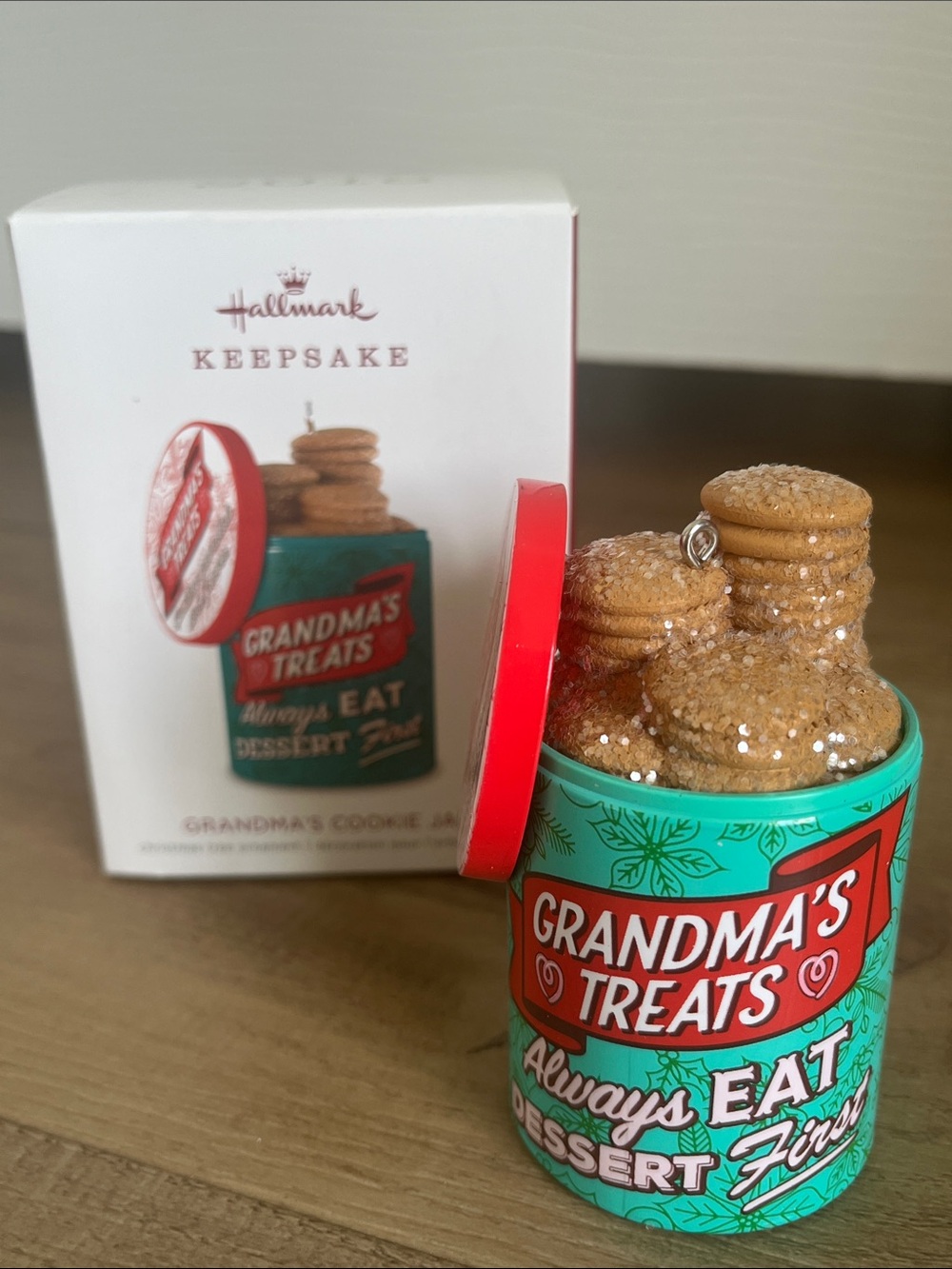 Hallmark Keepsake Grandma's Cookie Jar Ornament 2018 Collectible Holiday NWT